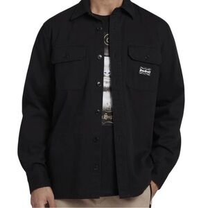 Dogg Supply by Snoop Dogg Men's and Big Men's Button Down Work Shirt, Large